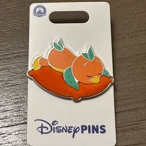 Disney Orange Bird On Pillow Pin 2026